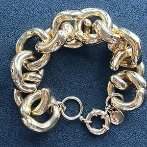 J. Crew chunky gold bracelet - FREE SHIPPING